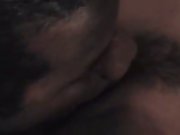Skinny asian threesome with two huge black nasty dicks orgasm